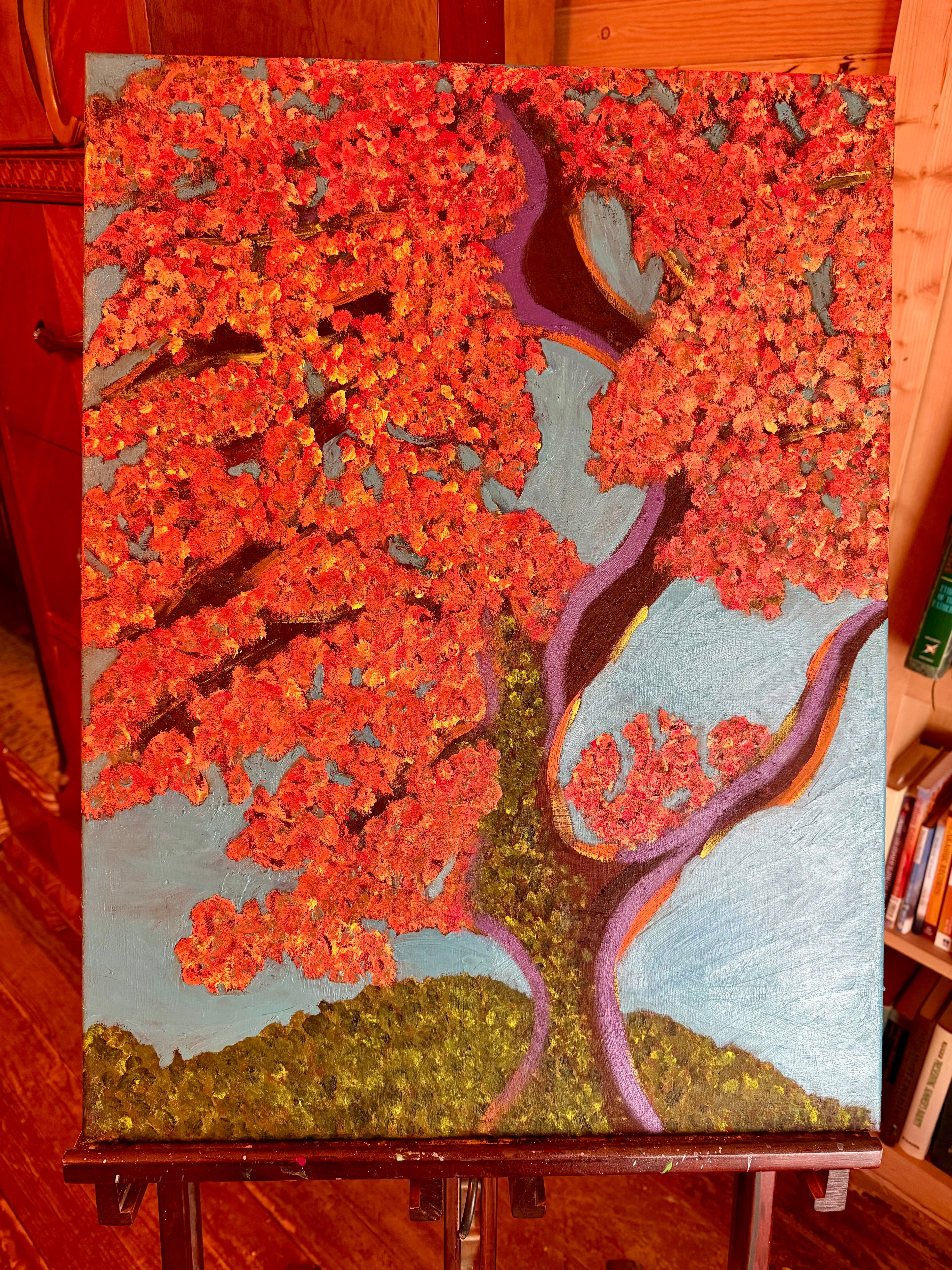 My Japanese Maple - Original Oil on Canvas